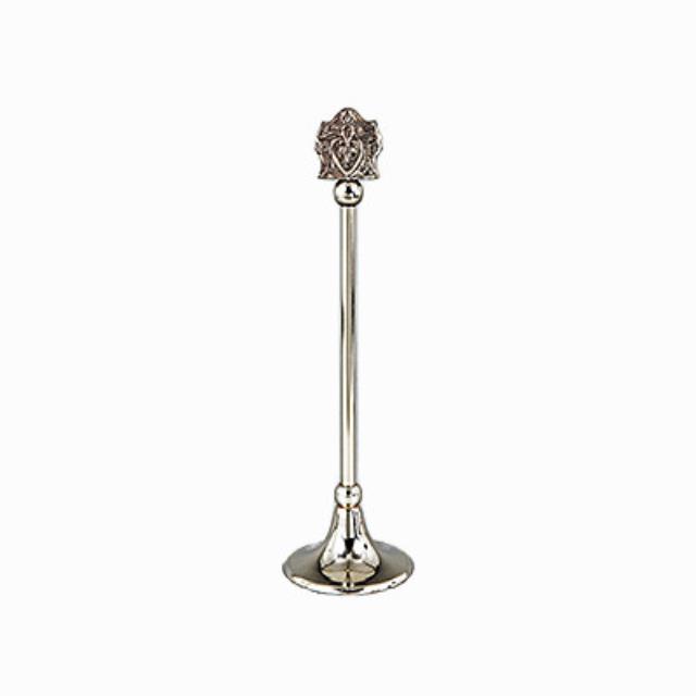Rental store for Table Stand,12  Tall, Ornate Pewter in Sunnyvale CA