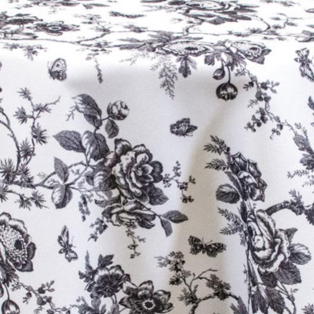 Rental store for Napkin,SP,Toile,Black Floral in Sunnyvale CA