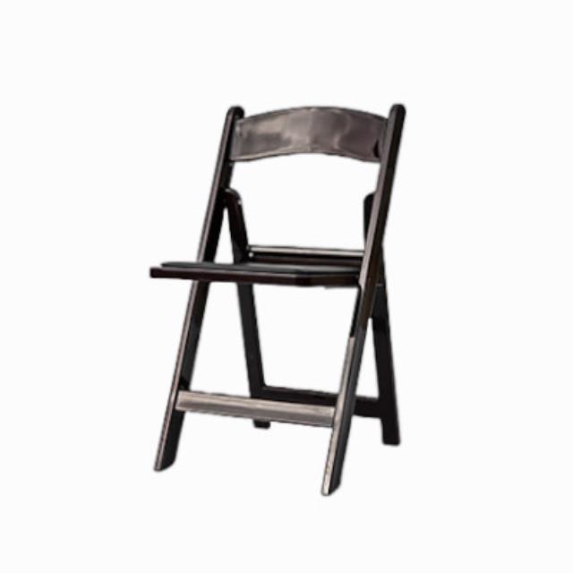 Rental store for Folding Resin Chair - Mahogany w Padded Seat in Sunnyvale CA