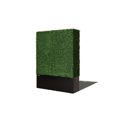 Rental store for 4 x5  Hedge Wall with Black Planter Box in Sunnyvale CA