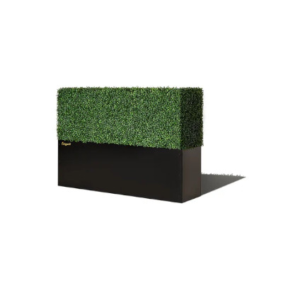 Rental store for 4 x3  Hedge Wall with Black Planter Box in Sunnyvale CA